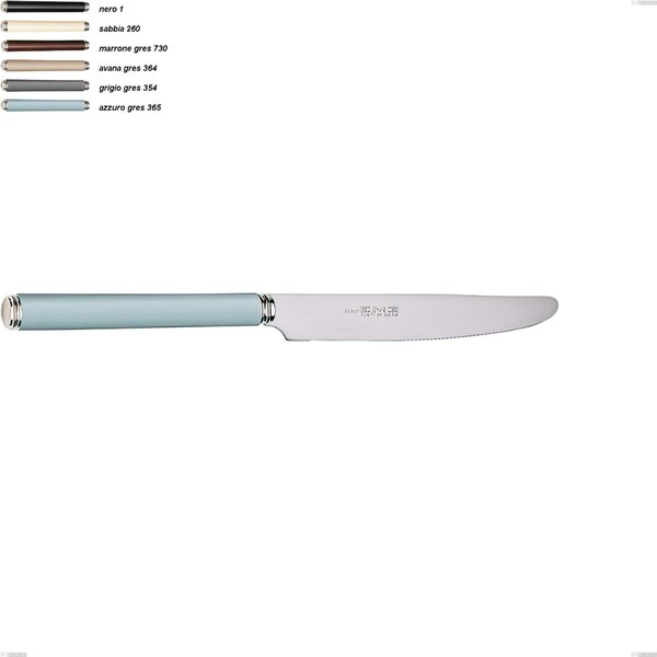 Coltello frutta linea gres, acciaio 18/10 aisi 304 manici in acrilico, lunghezza 197 mm