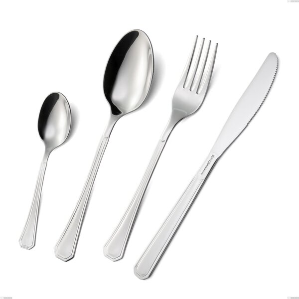 Cucchiaio bibita loira, Acciaio inox Aisi 304 lucido, spessore 2 mm, design Classico, lunghezza 201 mm