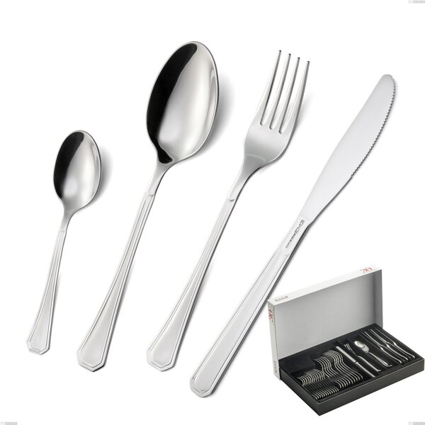 Confezione Panoramica 30 pezzi coltello economico loira, Acciaio inox Aisi 304 lucido, spessore 2 mm, design Classico