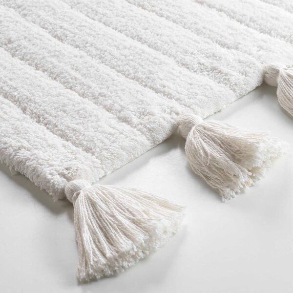 Tappetino per il bagno bianco 50x80 cm Minatis – douceur d'intérieur