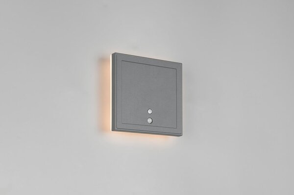 Illuminazione esterna LED con sensore di movimento da parete (altezza totale 14 cm) Fortaleza – Reality