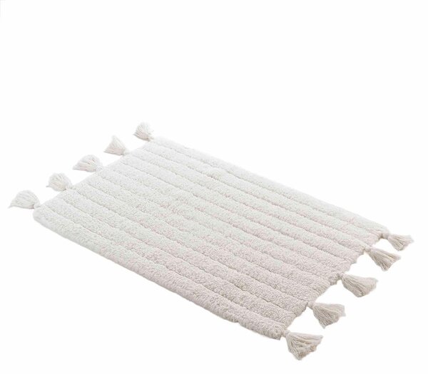 Tappetino per il bagno bianco 50x80 cm Minatis – douceur d'intérieur