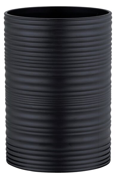 Portaspazzolino nero opaco in plastica Lyon – Allstar
