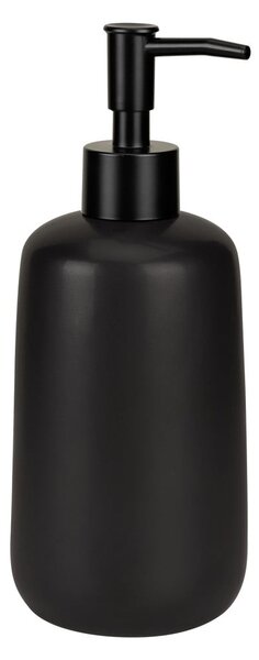 Dispenser per sapone nero opaco in ceramica 500 ml Olinda – Allstar