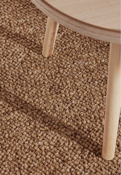 Passatoia in marrone chiaro lavabile 80x240 cm Rocco Caramel – Elle Decoration