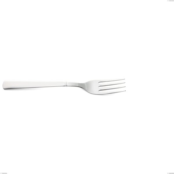Forchetta tavola LUX, in Acciaio 18/10 (AISI 304) lunghezza195 mm, spessore 2,5 mm, finitura inox lucido lavabili in lavastoviglie