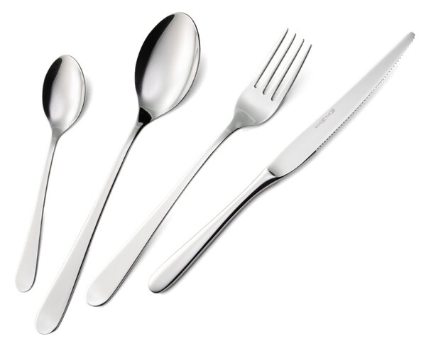 Servizio posate 24 Pezzi LADY inox 18.10 Lucidato 2,5 mm in confezione salvaspazio