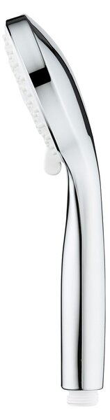 Soffione per doccia color argento lucido in plastica ø 9,5 cm Uno – Allstar