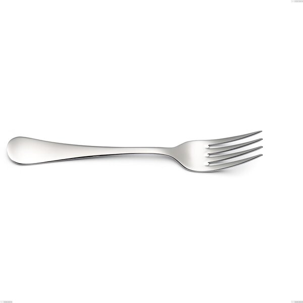 Forchetta da servizio Milano inox 18/10 , Acciaio inox 18/10 (AISI304) lucido a specchio , spessore 2.5 mm