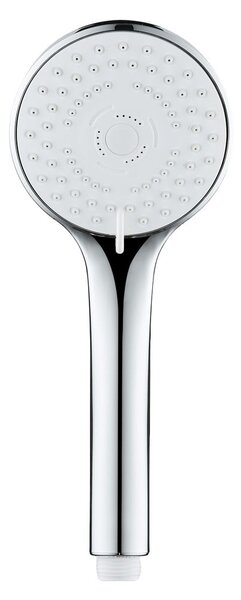 Soffione per doccia color argento lucido in plastica ø 9,5 cm Uno – Allstar
