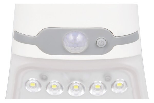 Illuminazione esterna LED con alimentazione a pannelli solari da parete (altezza totale 22 cm) Diadema – Reality