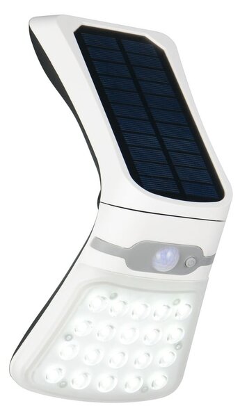 Illuminazione esterna LED con alimentazione a pannelli solari da parete (altezza totale 22 cm) Diadema – Reality