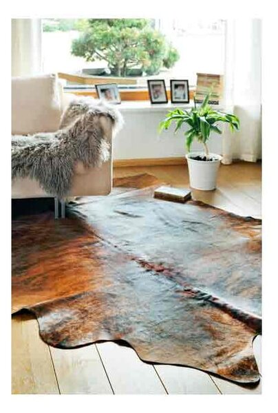 Pelliccia marrone 170x160 cm - Narma
