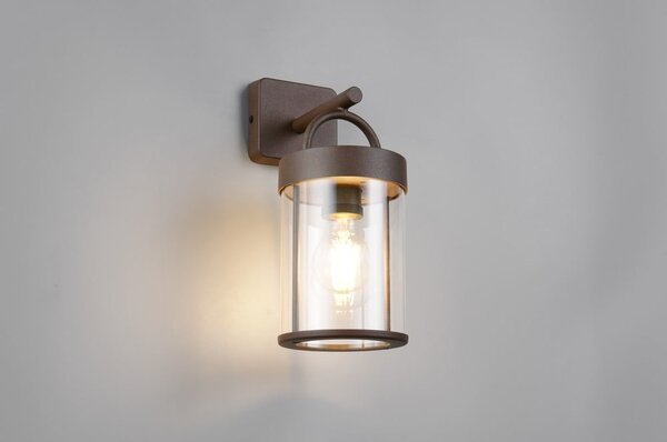 Illuminazione esterna da parete (altezza totale 29 cm) Almeria – Reality