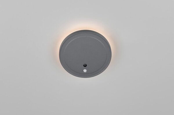 Illuminazione esterna LED con sensore di movimento da parete ø 14 cm Fortaleza – Reality