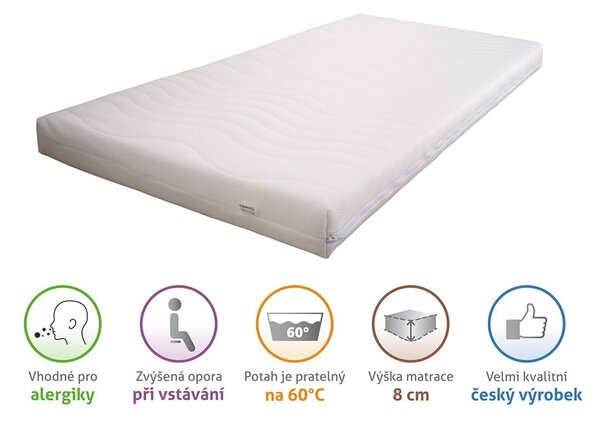 Materasso per bambini 60x120 cm Bella Baby - B.E.S