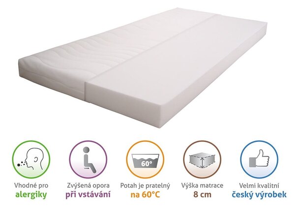 Materasso per bambini 60x120 cm Bella Baby - B.E.S