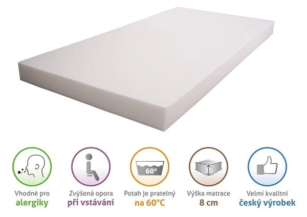 Materasso per bambini 60x120 cm Bella Baby - B.E.S