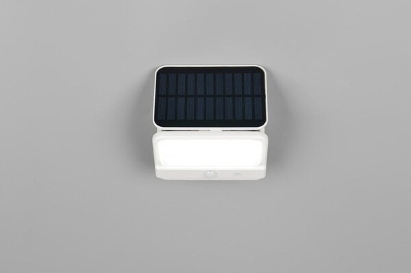 Illuminazione esterna LED con alimentazione a pannelli solari da parete (altezza totale 9 cm) Viamao – Reality