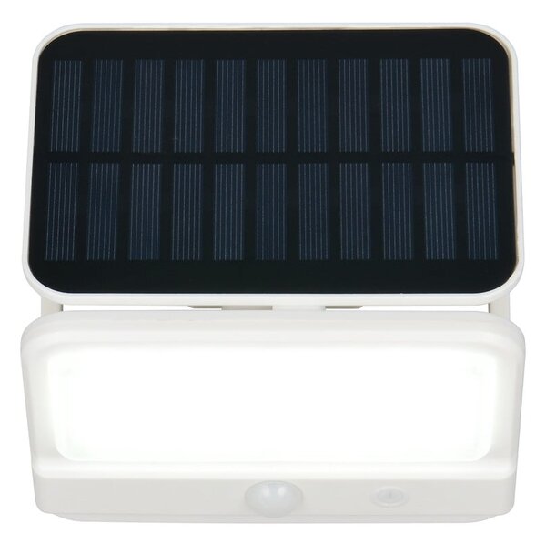 Illuminazione esterna LED con alimentazione a pannelli solari da parete (altezza totale 9 cm) Viamao – Reality