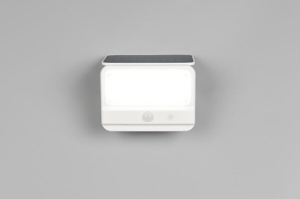 Illuminazione esterna LED con alimentazione a pannelli solari da parete (altezza totale 9 cm) Viamao – Reality