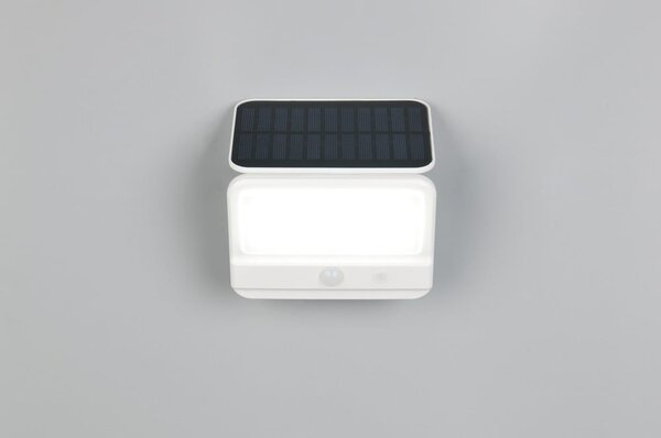 Illuminazione esterna LED con alimentazione a pannelli solari da parete (altezza totale 9 cm) Viamao – Reality