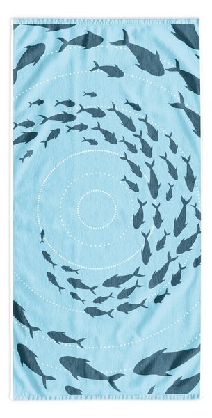 Telo mare blu 90x180 cm Shoal - DecoKing