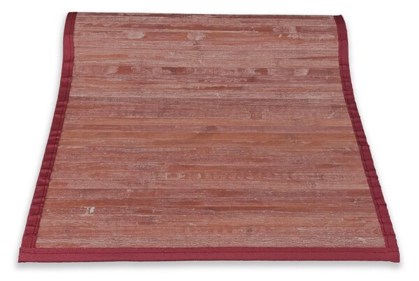 Tappeto in bamboo 50x80 cm rosso