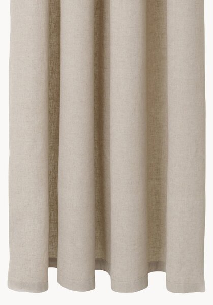 Tenda da doccia in cotone organico Chambray, idrorepellente