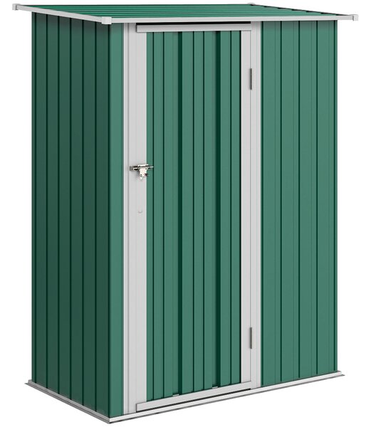 Outsunny Casetta Porta Attrezzi Capanno in Acciaio Impermeabile 142x84x189cm|Aosom