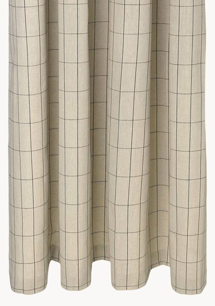 Tenda da doccia in cotone organico Chambray, idrorepellente
