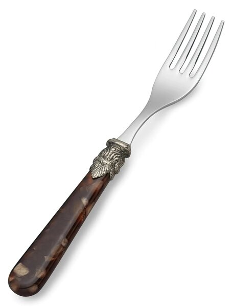 Forchetta da tavola Napoleon Tartarugato lama inox 18.10 (AISI 304), ghiera Dimensioni lunghezza 209 mm