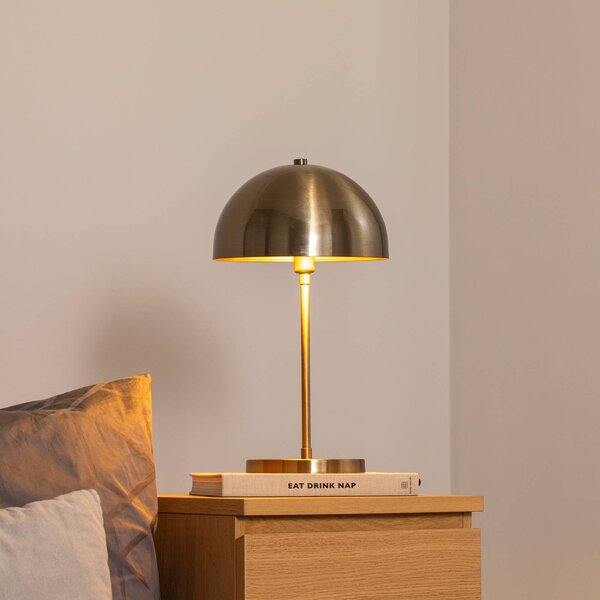Lampada da tavolo Varzan 10857 Opviq, Bronzo / Ottone antico, Soggiorno / Sala da pranzo, Metallo, Lampada da tavolo