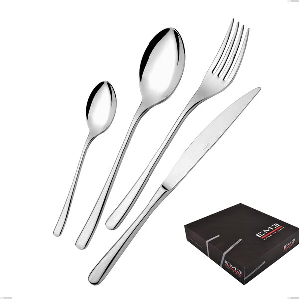 Set di posate 75 pezzi Opera in confezione regalo, Acciaio inox 18/10 (AISI304), spessore 5.00 mm