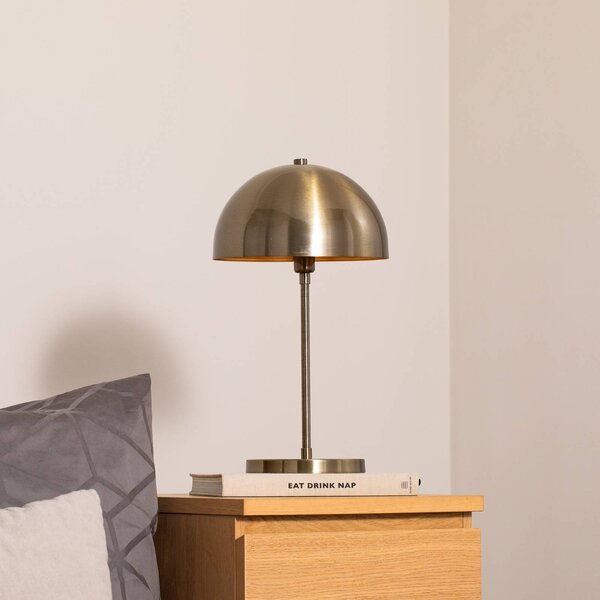 Lampada da tavolo Varzan 10857 Opviq, Bronzo / Ottone antico, Soggiorno / Sala da pranzo, Metallo, Lampada da tavolo