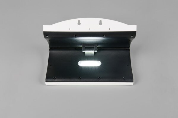 Illuminazione esterna LED con alimentazione a pannelli solari da parete (altezza totale 18,5 cm) Macapa – Reality