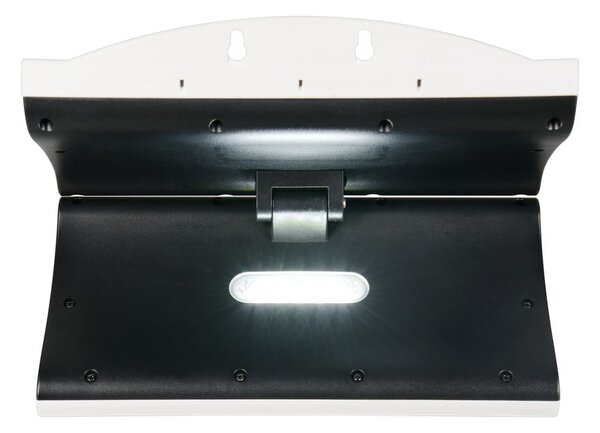 Illuminazione esterna LED con alimentazione a pannelli solari da parete (altezza totale 18,5 cm) Macapa – Reality