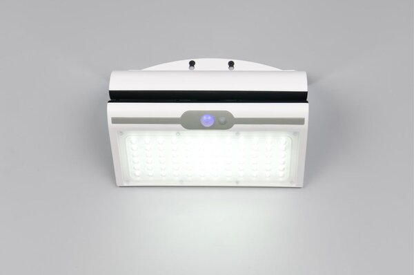 Illuminazione esterna LED con alimentazione a pannelli solari da parete (altezza totale 18,5 cm) Macapa – Reality
