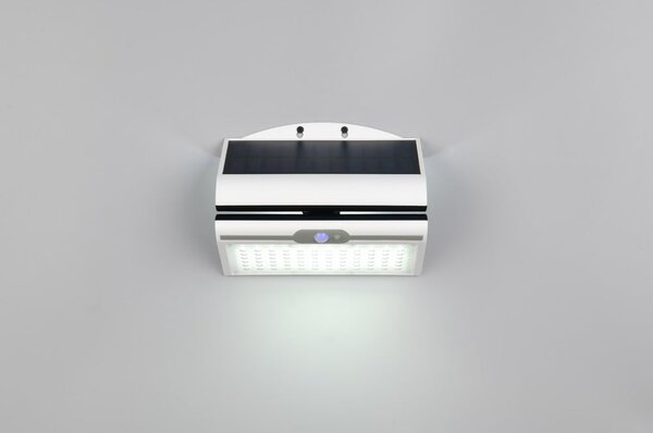 Illuminazione esterna LED con alimentazione a pannelli solari da parete (altezza totale 18,5 cm) Macapa – Reality