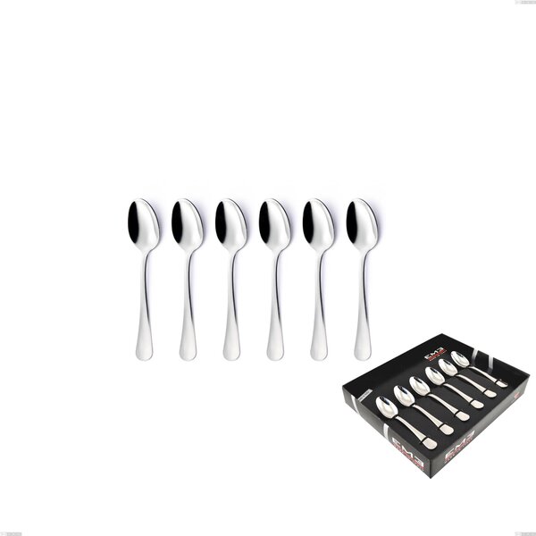 Confezione vetrina 6 pezzi moka Oxford, Acciaio inox 18/C (AISI430), spessore 2.00 mm