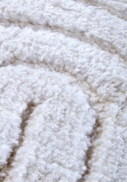 Tappeto rotondo bianco ø 160 cm Panglao New York White – Elle Decoration