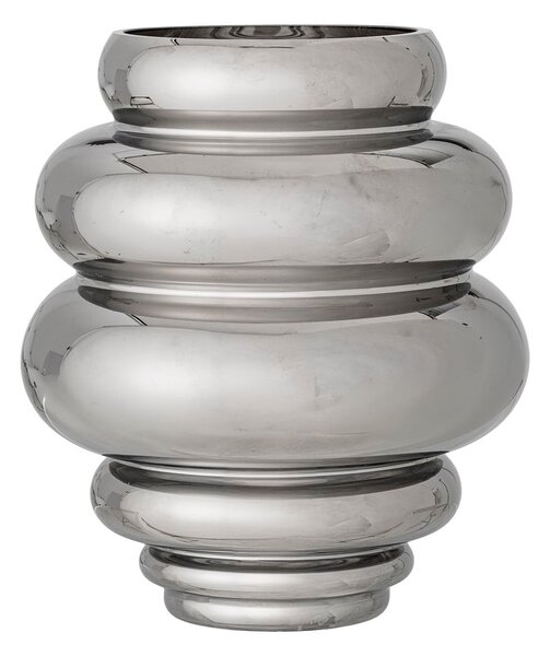 Vaso in vetro fatto a mano di colore argento (altezza 24 cm) Zorya - Bloomingville