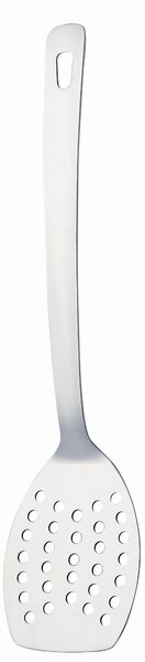 Pala Fritto a servire in acciaio 18/CMINI FLY MESTOLI 33 cm NICHEL FREE Con manico forato