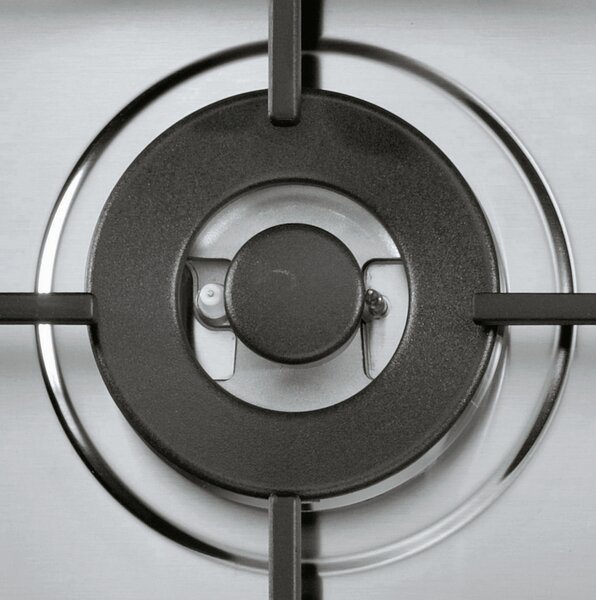 Whirlpool Piano cottura 5 Fuochi a Gas 75 cm colore acciaio Inox - TGML 761 IX