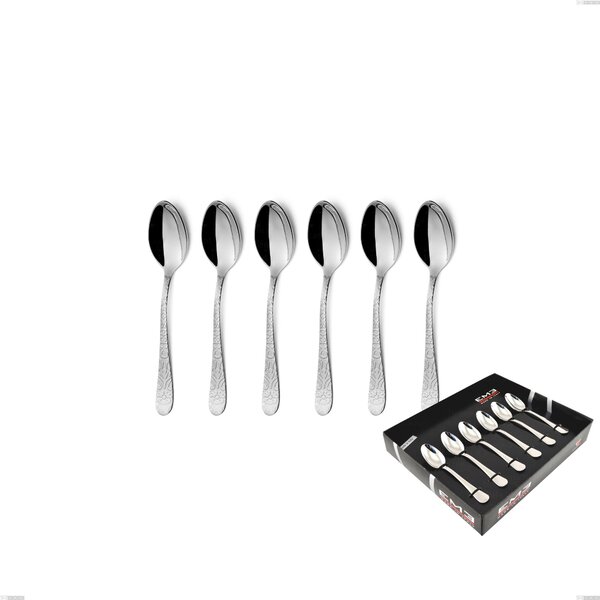Confezione vetrina 6 pezzi moka Portofino, Acciaio inox (Aisi 304) inox lucido
