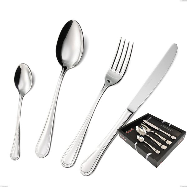 Servizio Posate PRIVILEGE 24 pezzi 6 posti tavola 6 Coltelli 6 Forchette 6 Cucchiai 6 Cucchiaini caff� in acciaio 18/10
