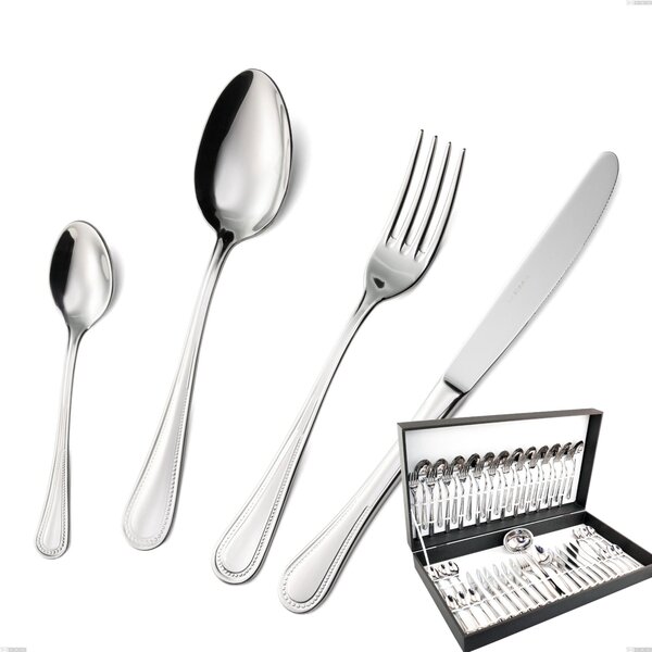 Astuccio 51 pezzi privilege, Acciaio inox Aisi 304 Posate Lucide, spessore 2.5 mm