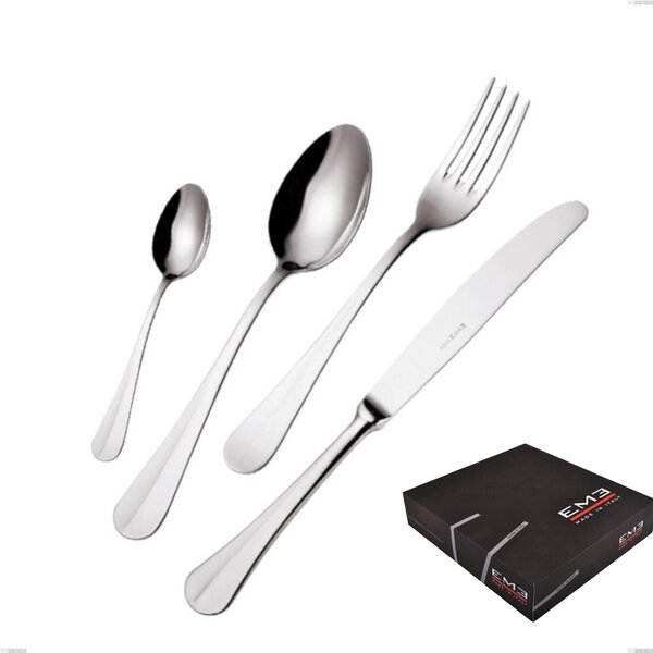 Set di posate 75 pezzi Royal in confezione regalo, acciaio 18-10 lucido, spessore 2.5 mm