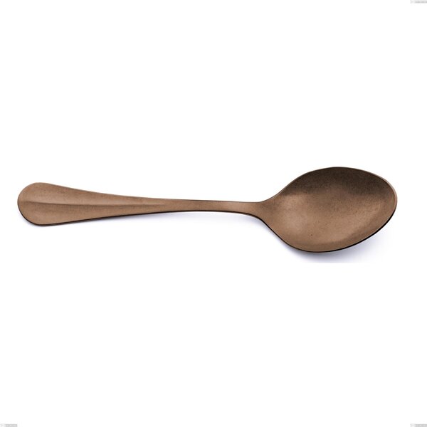 Cucchiaio da servizio Royal Retr� PVD Chocolate, Acciaio 18/10 antico, spessore 2.5 mm, lunghezza 233 mm, pvd chocolate