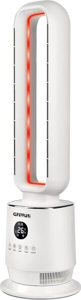 G3 Ferrari Termoventilatore Stufa elettrica Potenza 2000 Watt Oscillante con Timer Telecomando e Funzione ventilazione colore Bianco - G60032